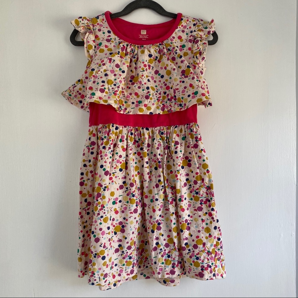 Tea Collection confetti tile swing dress size 6